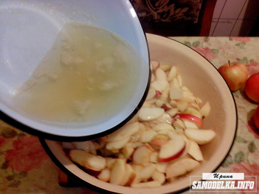 готовим прозрачное варенье из яблок дольками
