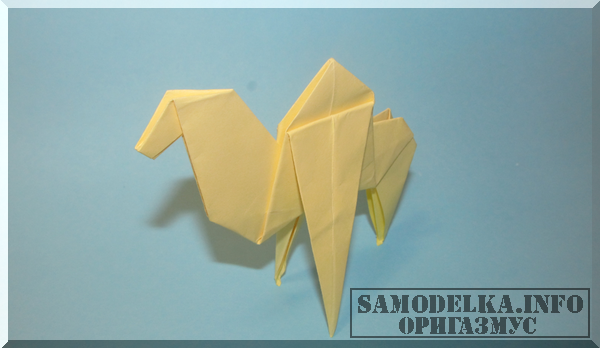 Оригами: верблюд из бумаги своими руками