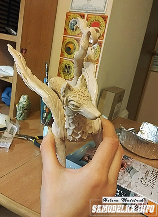 Скульптура славянского божества из полимерной глины мастер класс