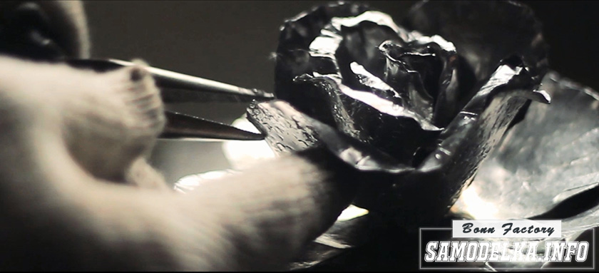 Роза из металла своими руками