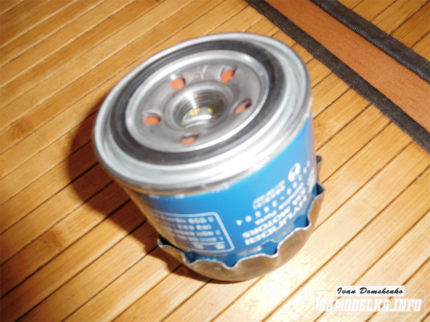 Самодельный съемник масляного фильтра для Hyundai Solaris